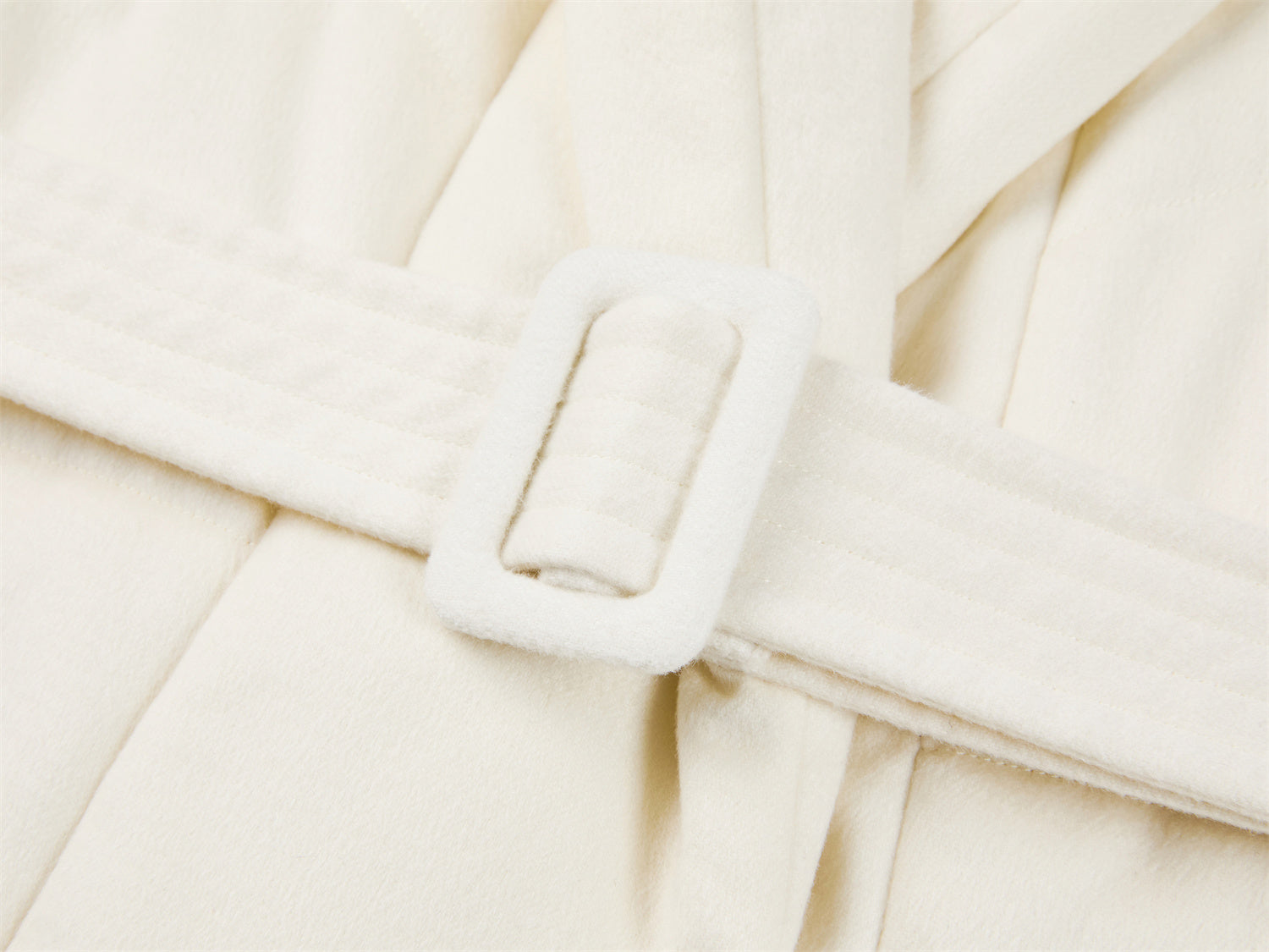 YAYING Cashmere Waist-Cinched Down Coat EPKIGY202AM