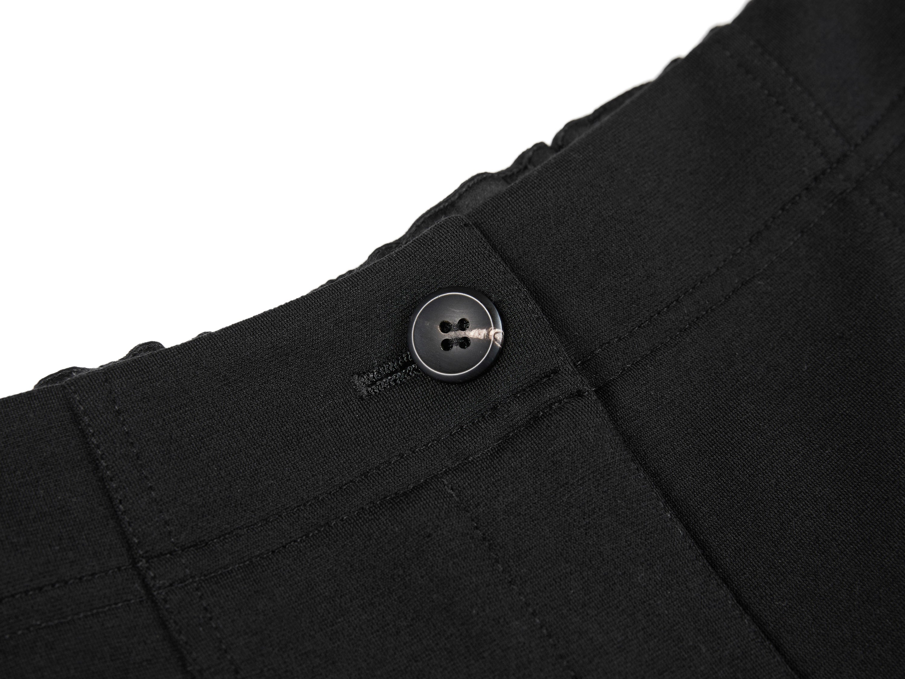 YAYING Golden Wool Slim Straight-Leg Pants