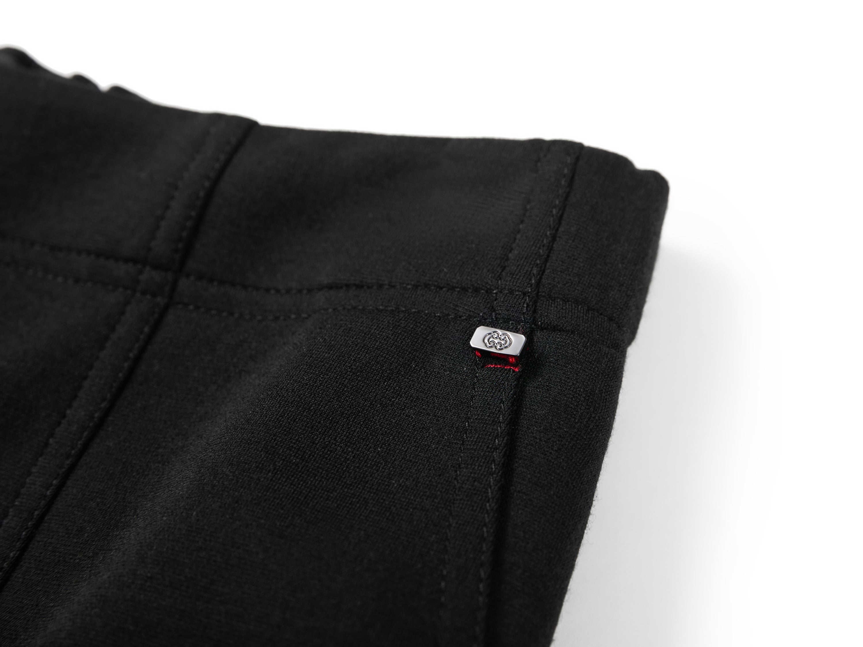 YAYING Golden Wool Slim Straight-Leg Pants