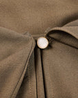 YAYING Relaxed Silk Blouse with Ribbon Tie