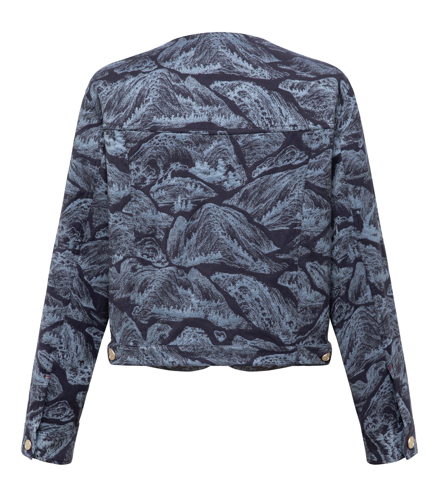 YAYING Chinese Style Silk-Cotton Cropped Jacket