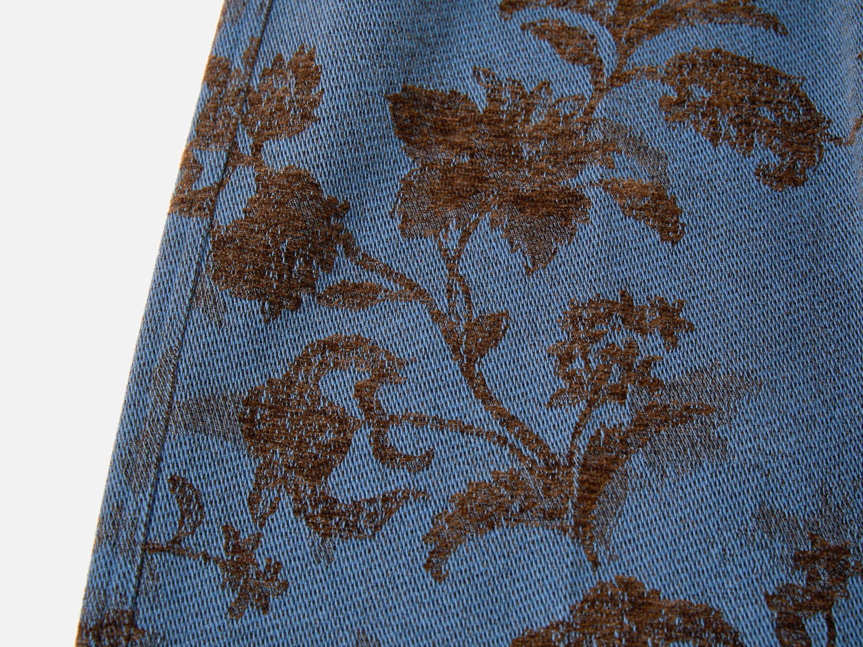EP YAYING Chenille Jacquard Straight-Leg Pants