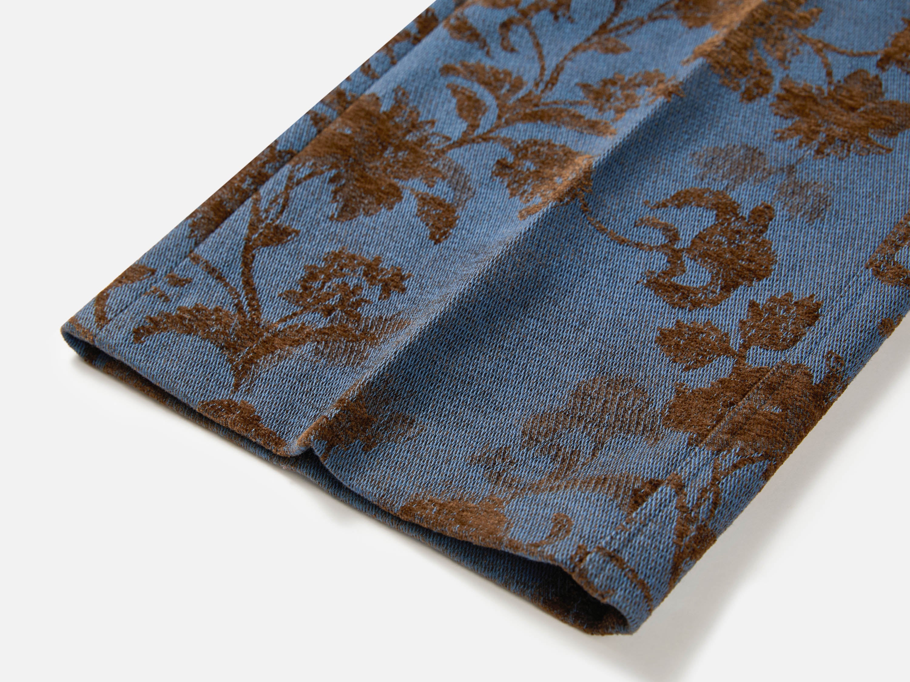 EP YAYING Chenille Jacquard Straight-Leg Pants