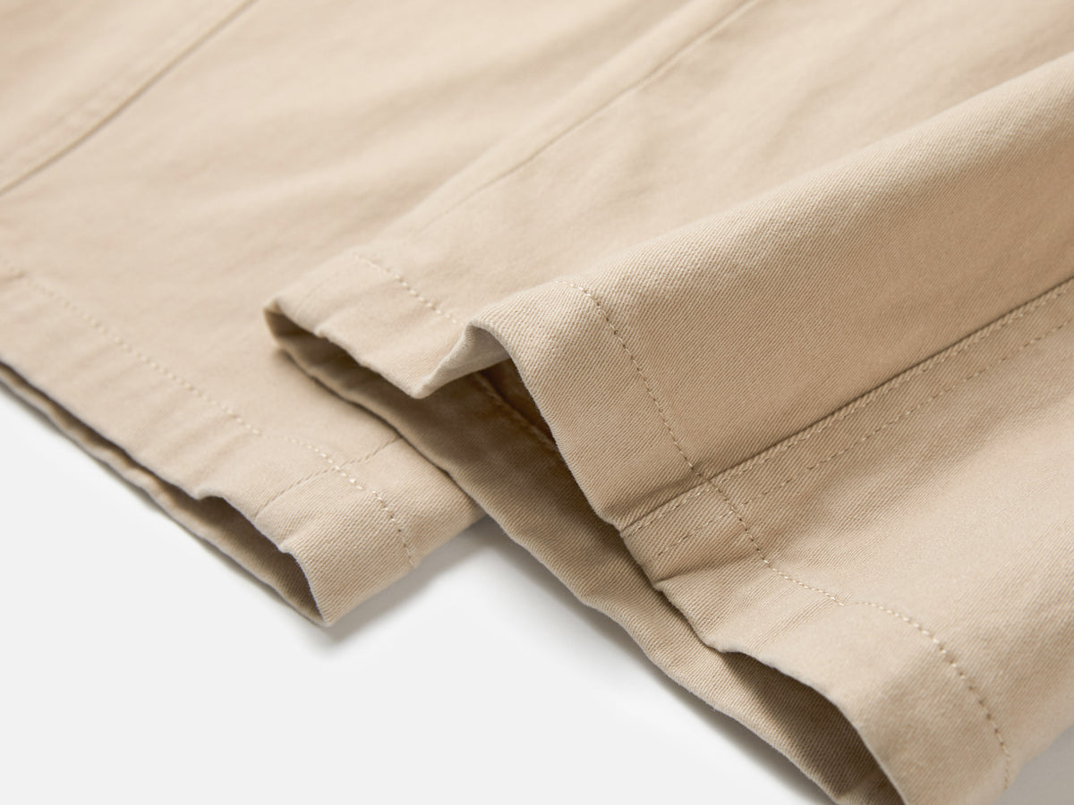 EP YAYING Cotton-Stretch Relaxed Straight-Leg Pants