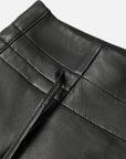 EP YAYING Minimalist Commuter Leather Shorts