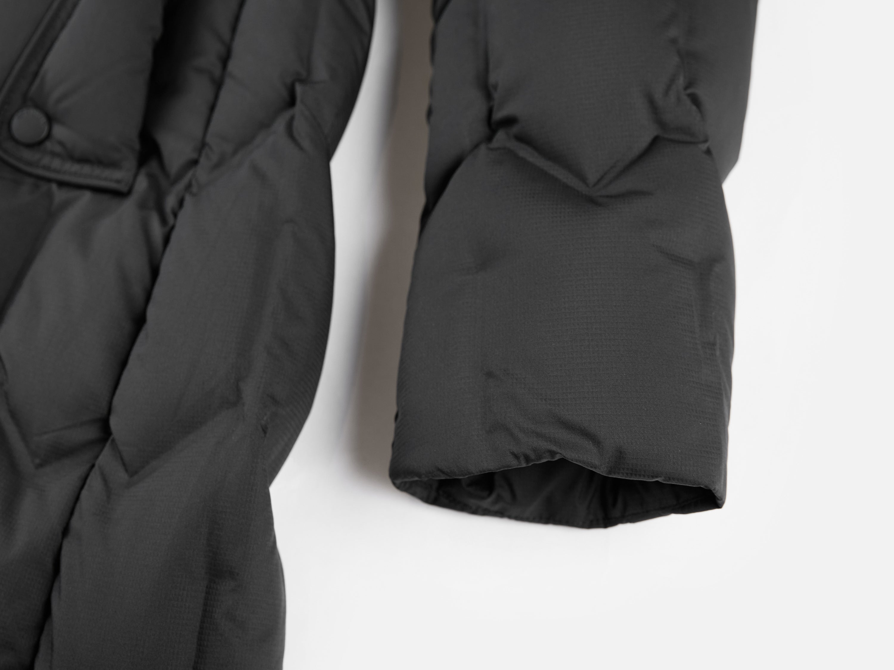 YAYING Black Quilted Long Coat