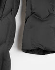 YAYING Black Quilted Long Coat