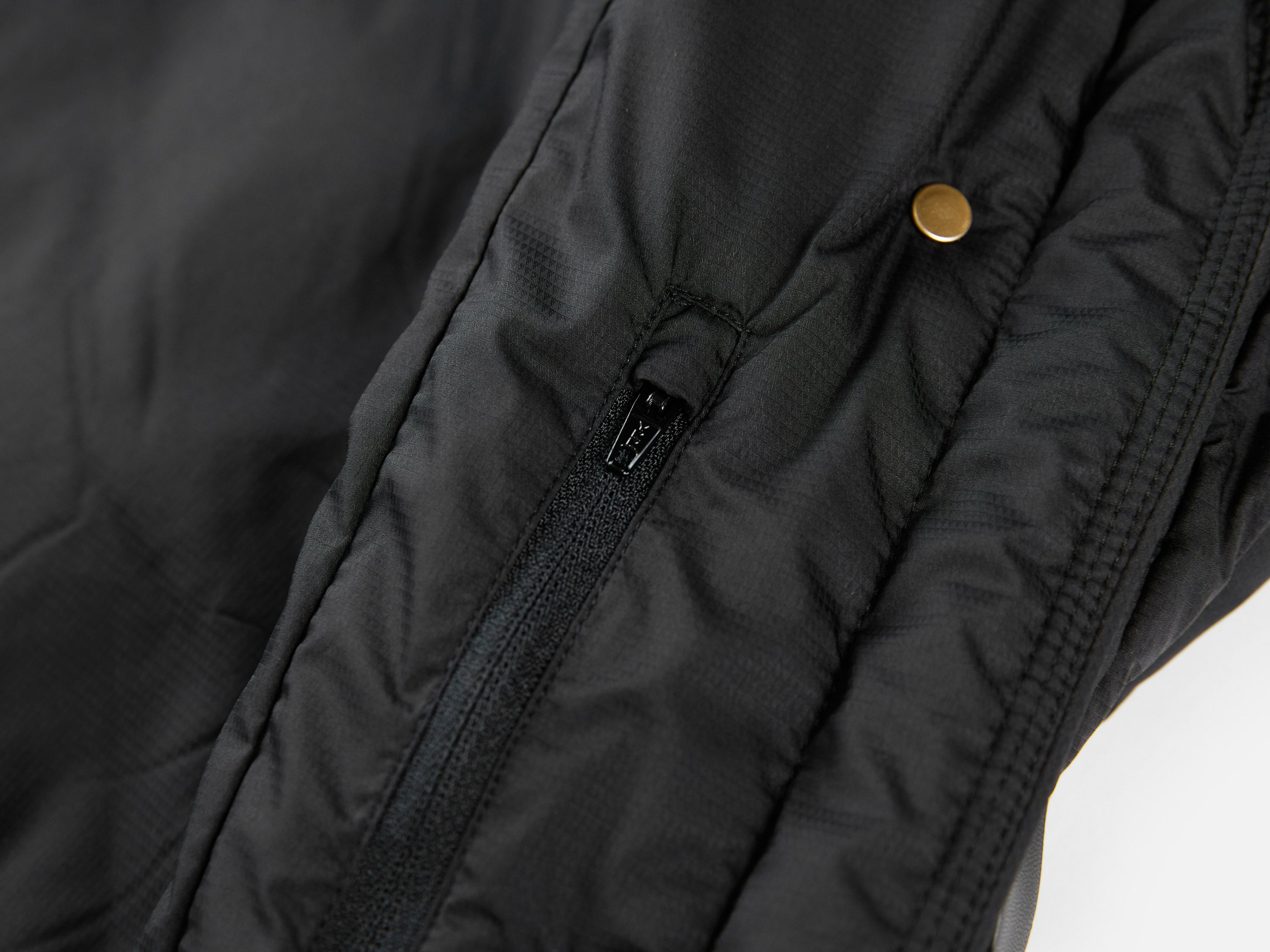 YAYING Black Quilted Long Coat