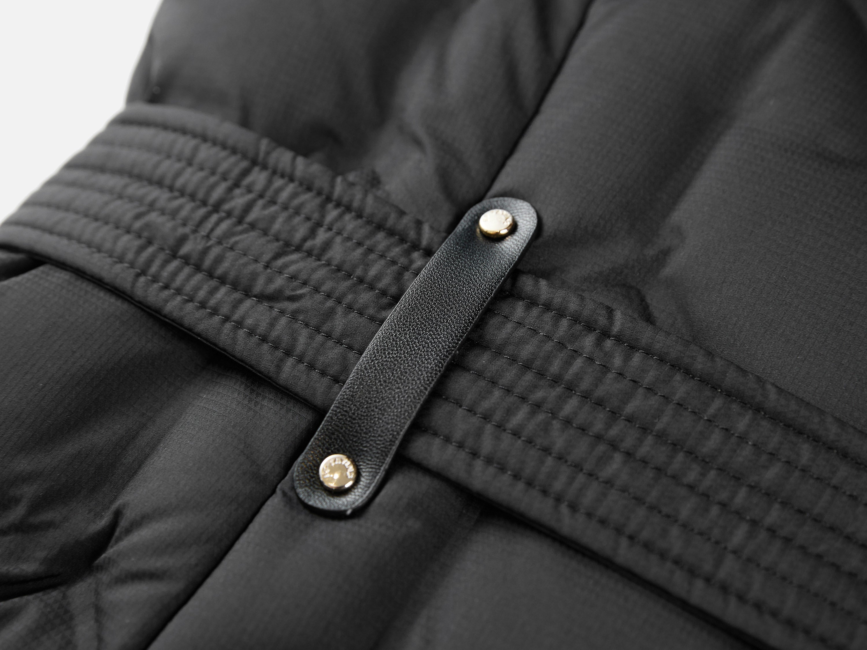 YAYING Black Quilted Long Coat