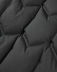 YAYING Black Quilted Long Coat