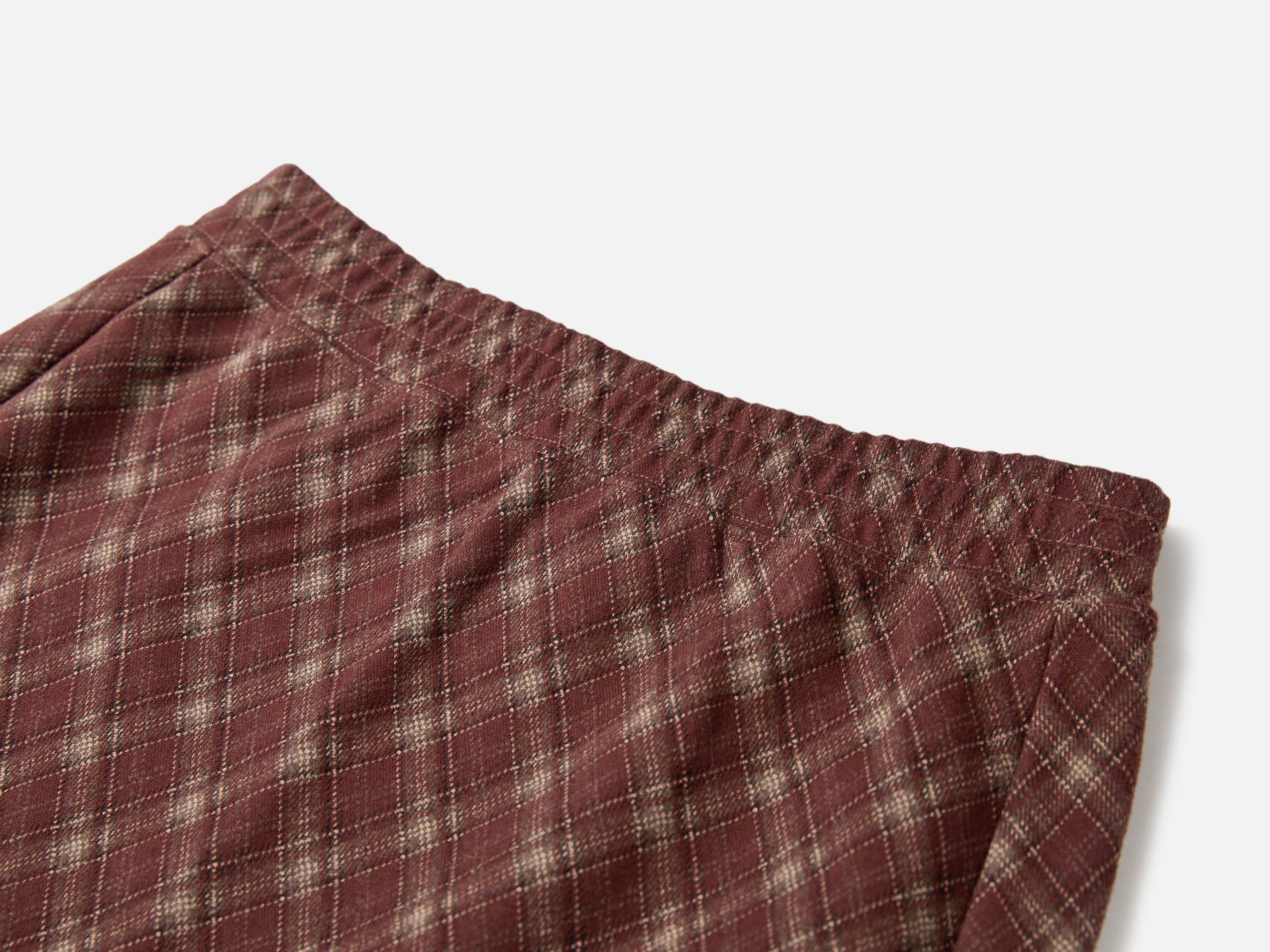EP YAYING Plaid Relaxed Skirt EGLIA3503A