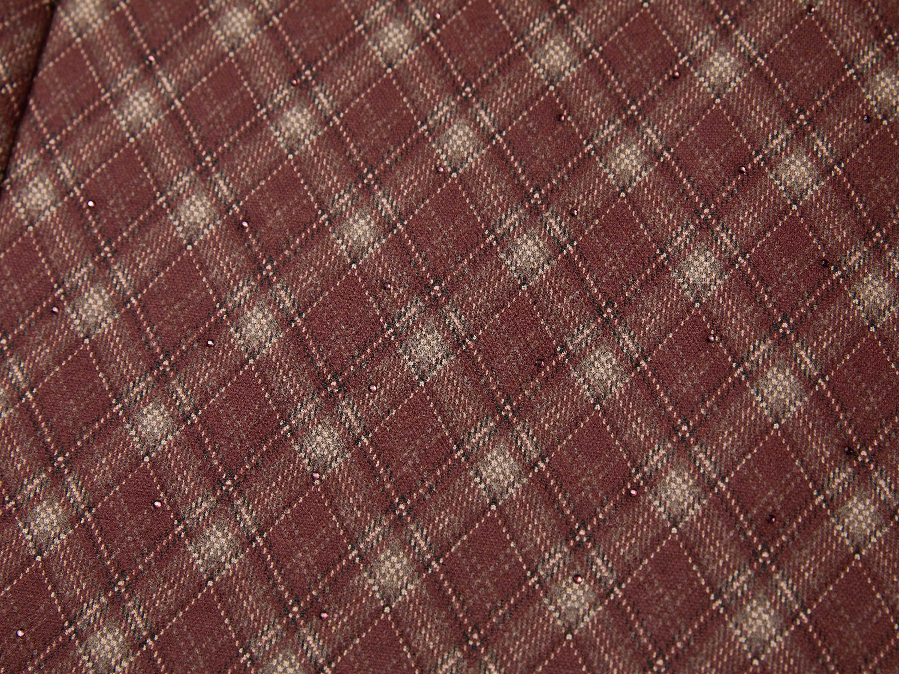 EP YAYING Plaid Relaxed Skirt EGLIA3503A