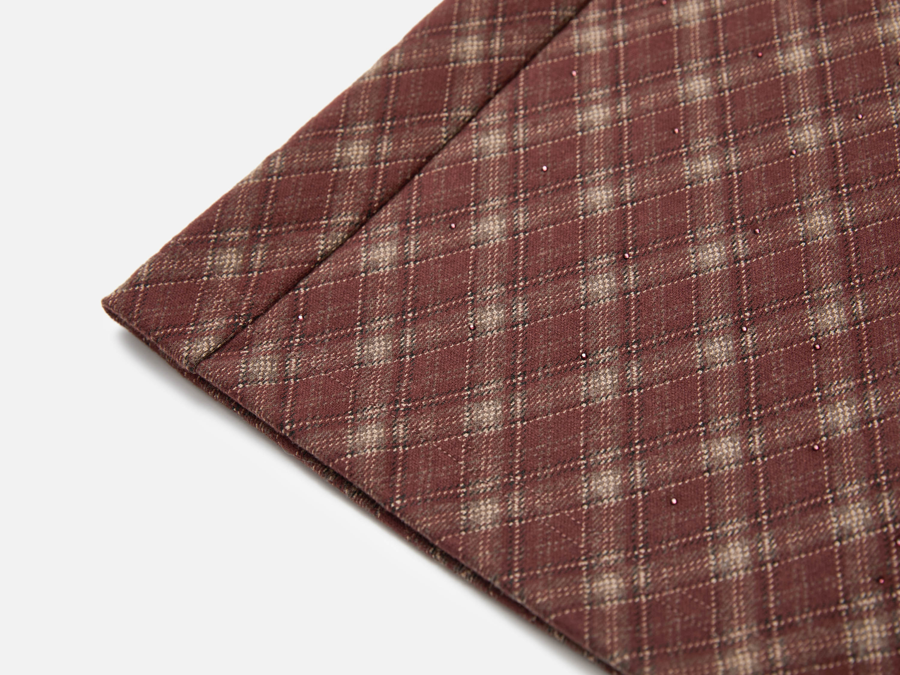 EP YAYING Plaid Relaxed Skirt EGLIA3503A