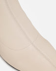 EP YAYING Elastic Sheepskin Block Heel Slim Boots