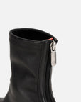 EP YAYING Elastic Sheepskin Block Heel Slim Boots