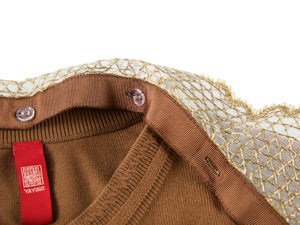 YAYING Silk Wool Cashmere Knit Cardigan