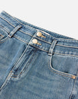 EP YAYING Cotton Blended Stretch Flare Pants
