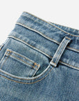 EP YAYING Cotton Blended Stretch Flare Pants