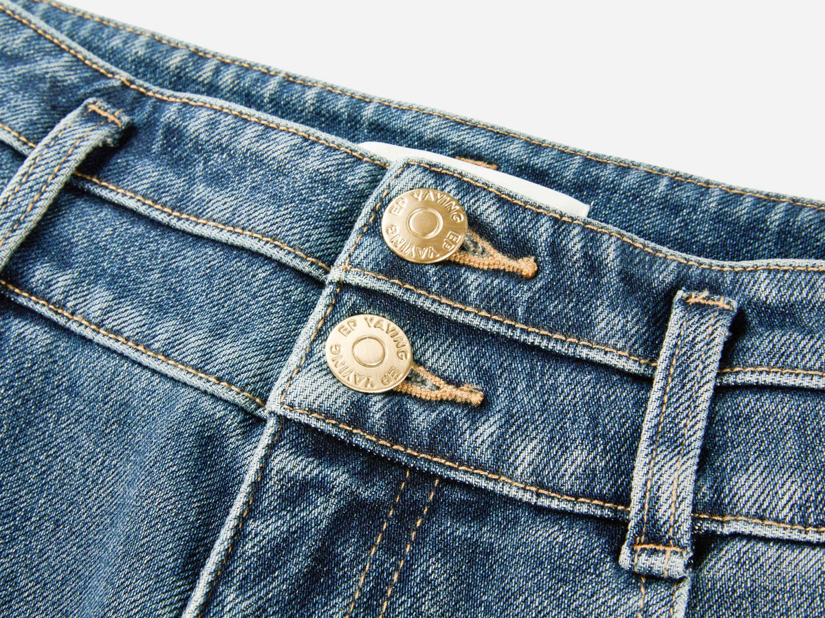 EP YAYING Cotton Blended Stretch Flare Pants
