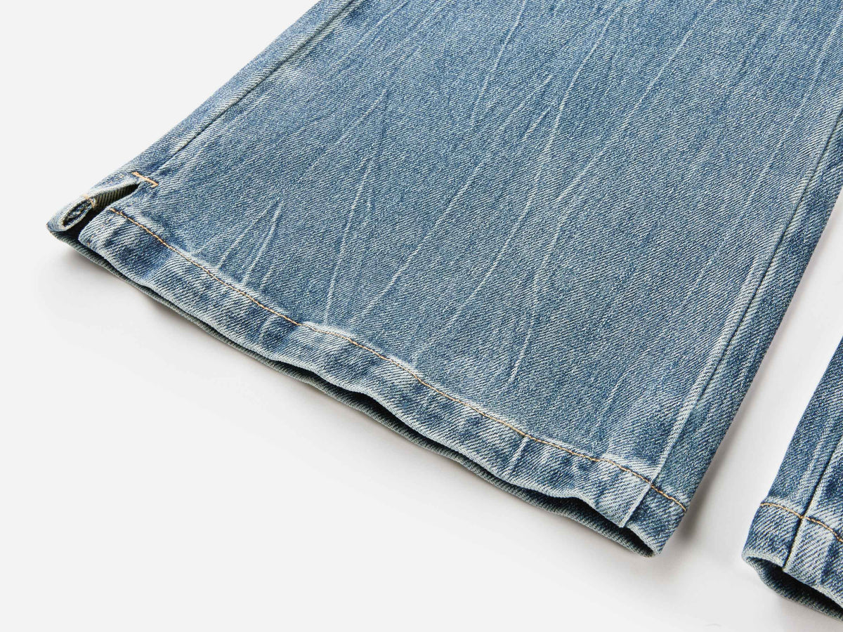 EP YAYING Cotton Blended Stretch Flare Pants