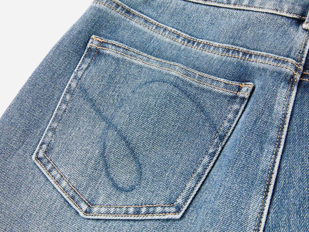 EP YAYING Cotton Blended Stretch Flare Pants