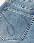 EP YAYING Cotton Blended Stretch Flare Pants