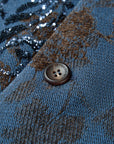 EP YAYING Chenille Jacquard Beaded Vest