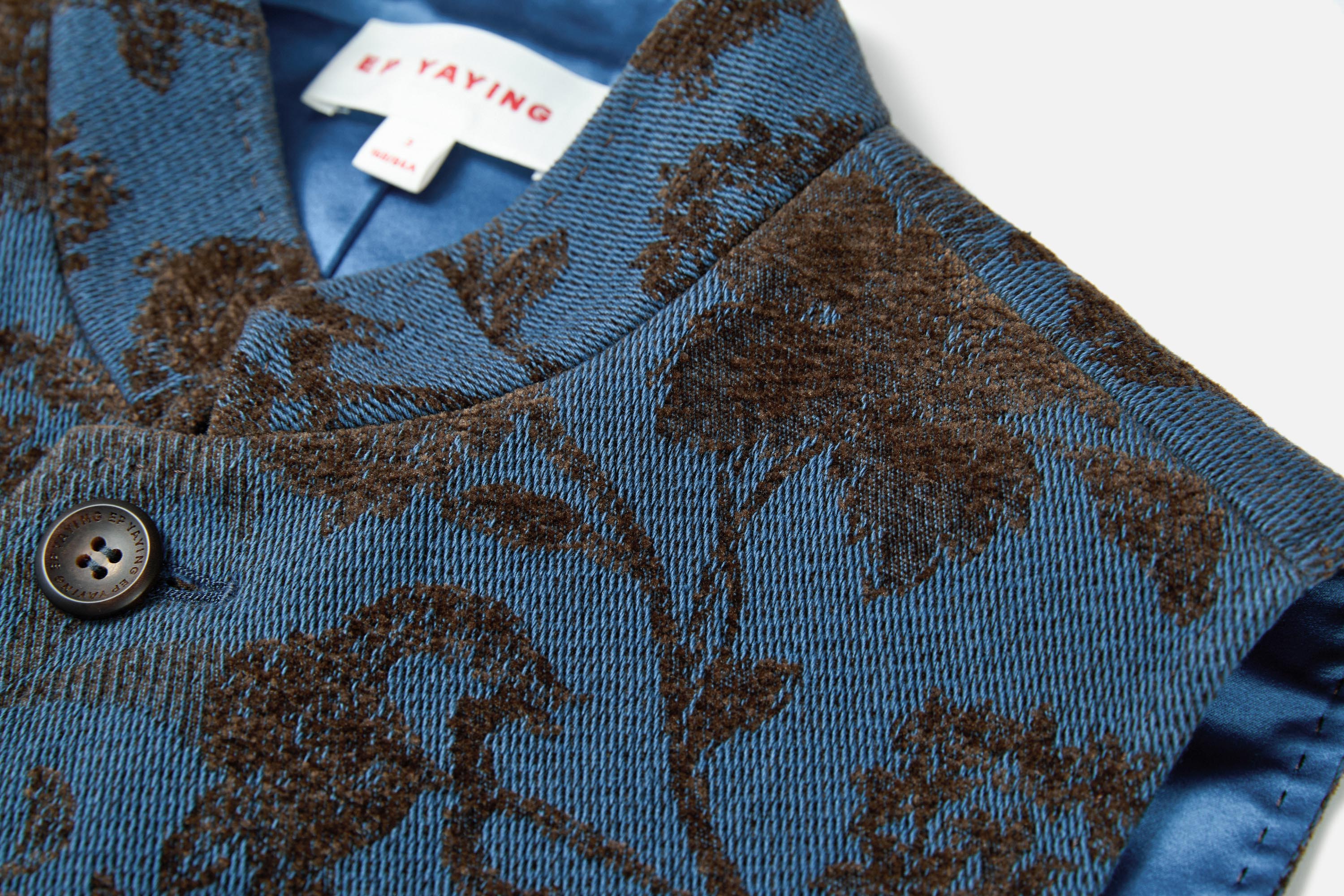 EP YAYING Chenille Jacquard Beaded Vest