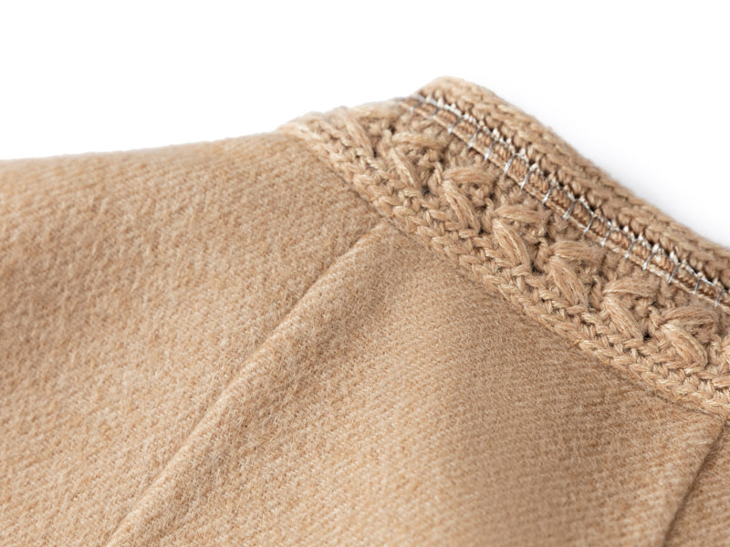 YAYING Beige Embroidered Shirt
