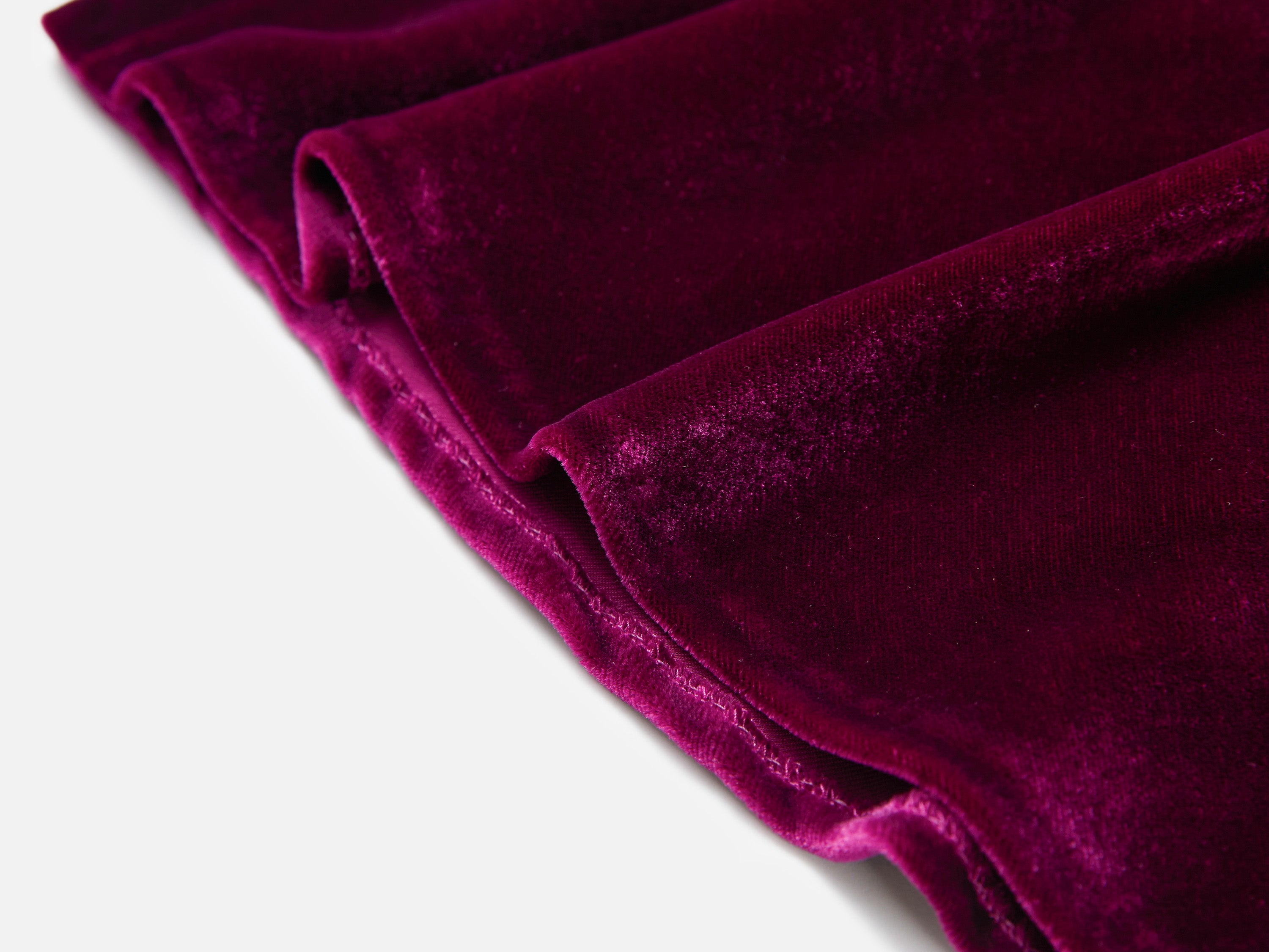 EP YAYING Blue Label Wine Red Slip Dress