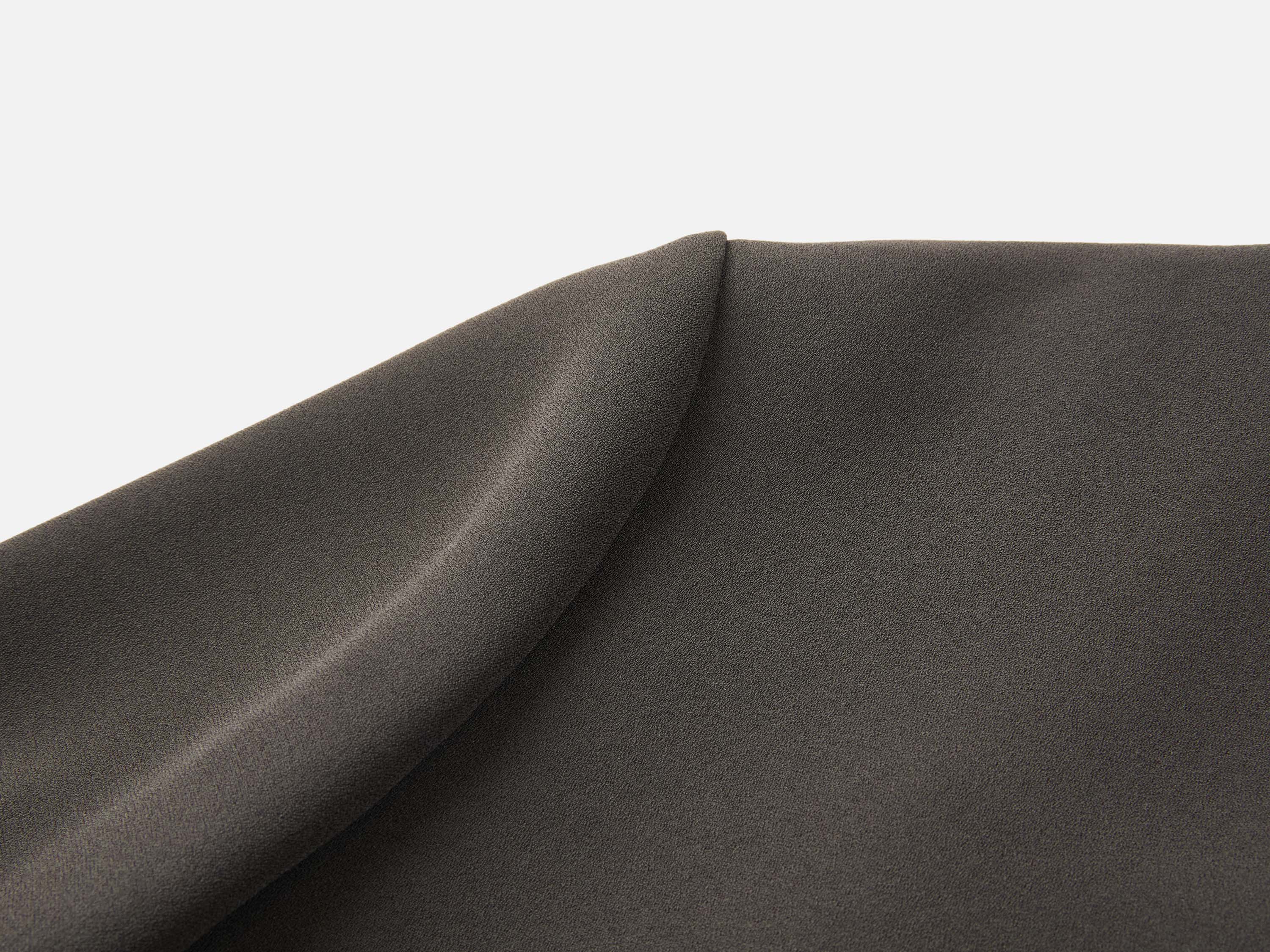 Triacetate Mock Two-Piece Collarless Blazer Jacket