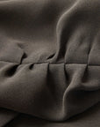 Triacetate Mock Two-Piece Collarless Blazer Jacket