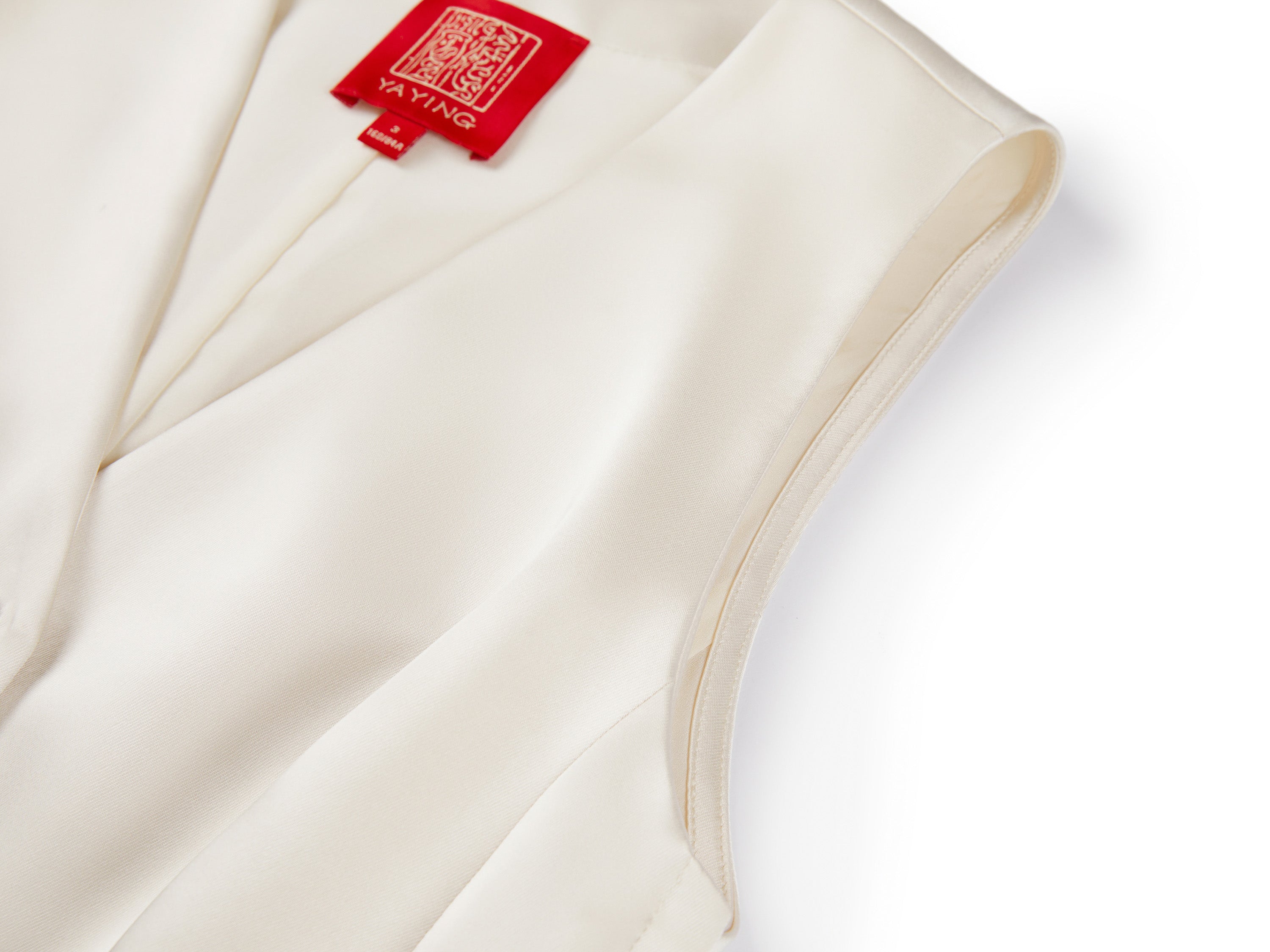 YAYING Cream Button Knit Vest