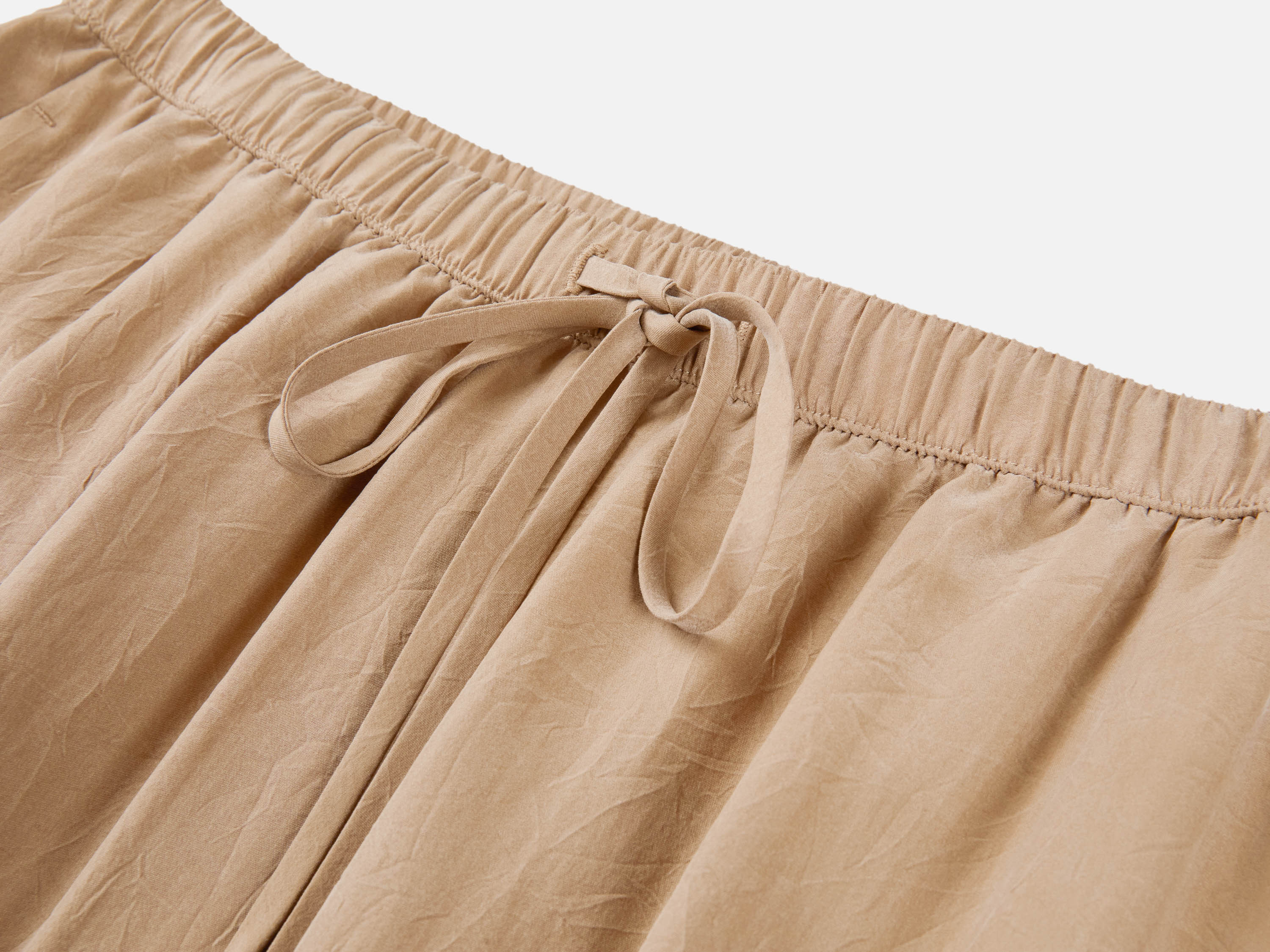 Matte A-Line Midi Skirt 100% Mulberry Silk Slimming Drape