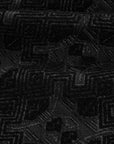 EP YAYING Crossover Tie-Waist Jacquard Coat