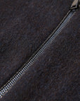 EP YAYING Wool-Yak Down Lapel Brown Jacket