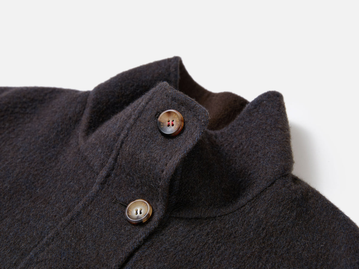 EP YAYING Silk-Wool-Yak Blend Long Coat