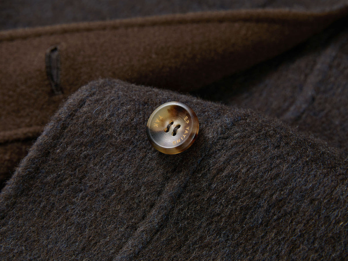 EP YAYING Silk-Wool-Yak Blend Long Coat