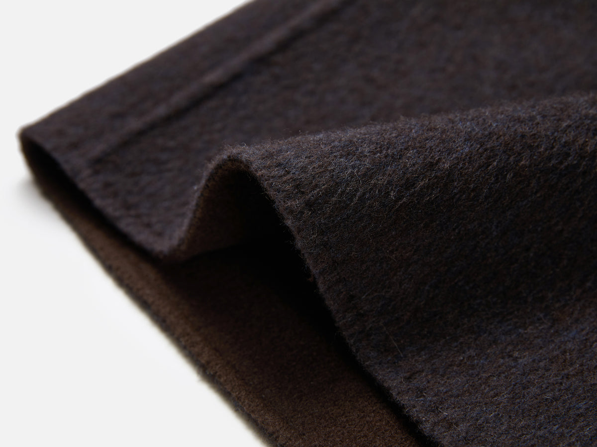 EP YAYING Silk-Wool-Yak Blend Long Coat