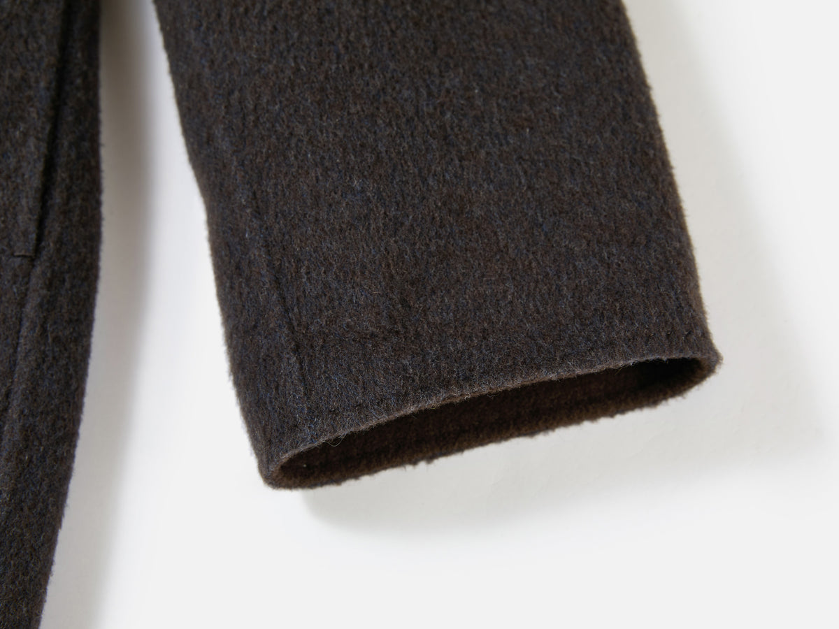 EP YAYING Silk-Wool-Yak Blend Long Coat