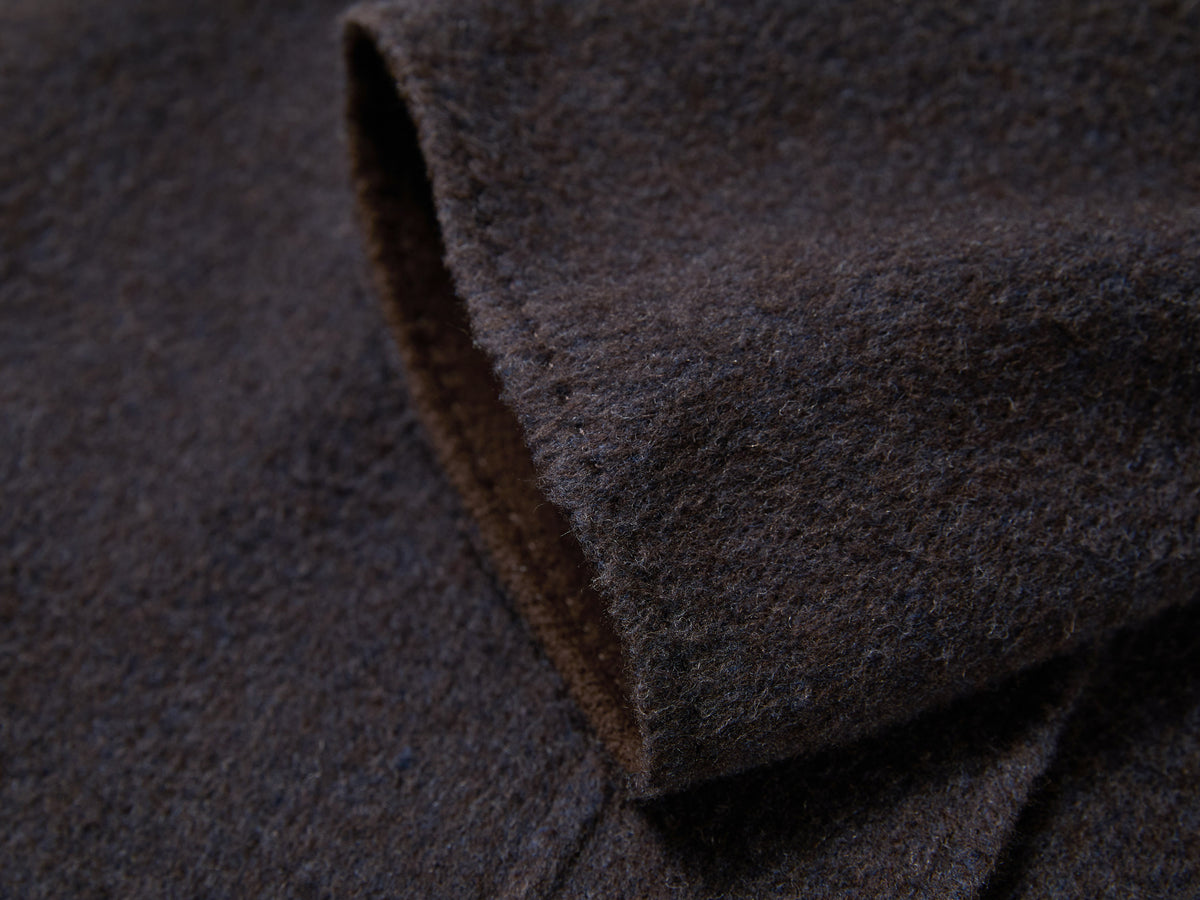 EP YAYING Silk-Wool-Yak Blend Long Coat
