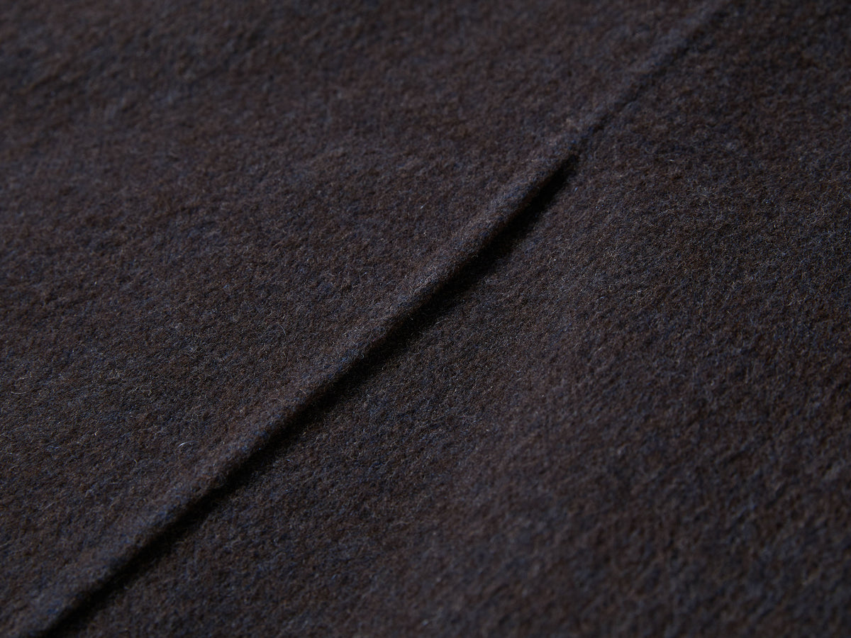 EP YAYING Silk-Wool-Yak Blend Long Coat