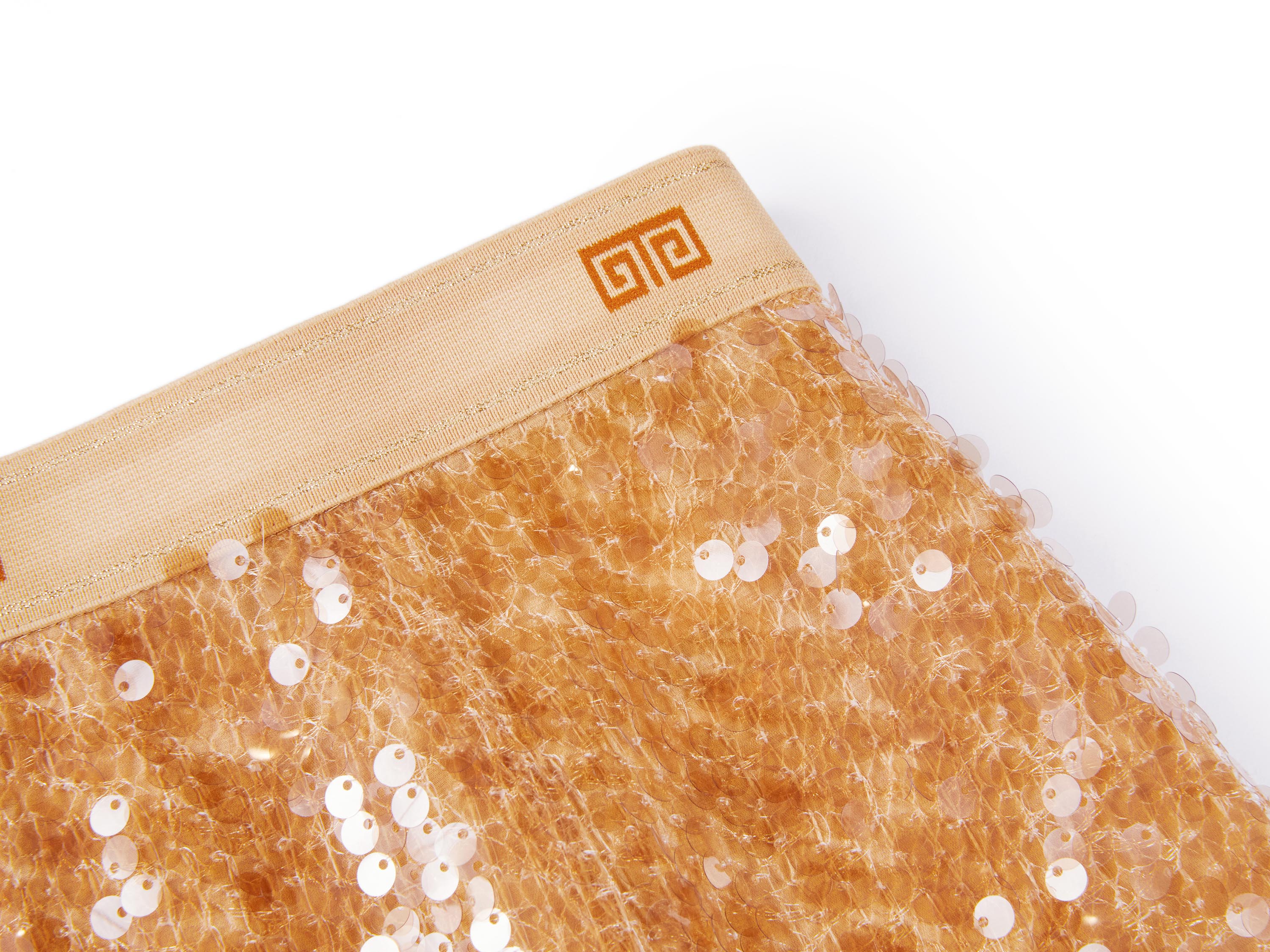 YAYING Gold Sequin Skirt