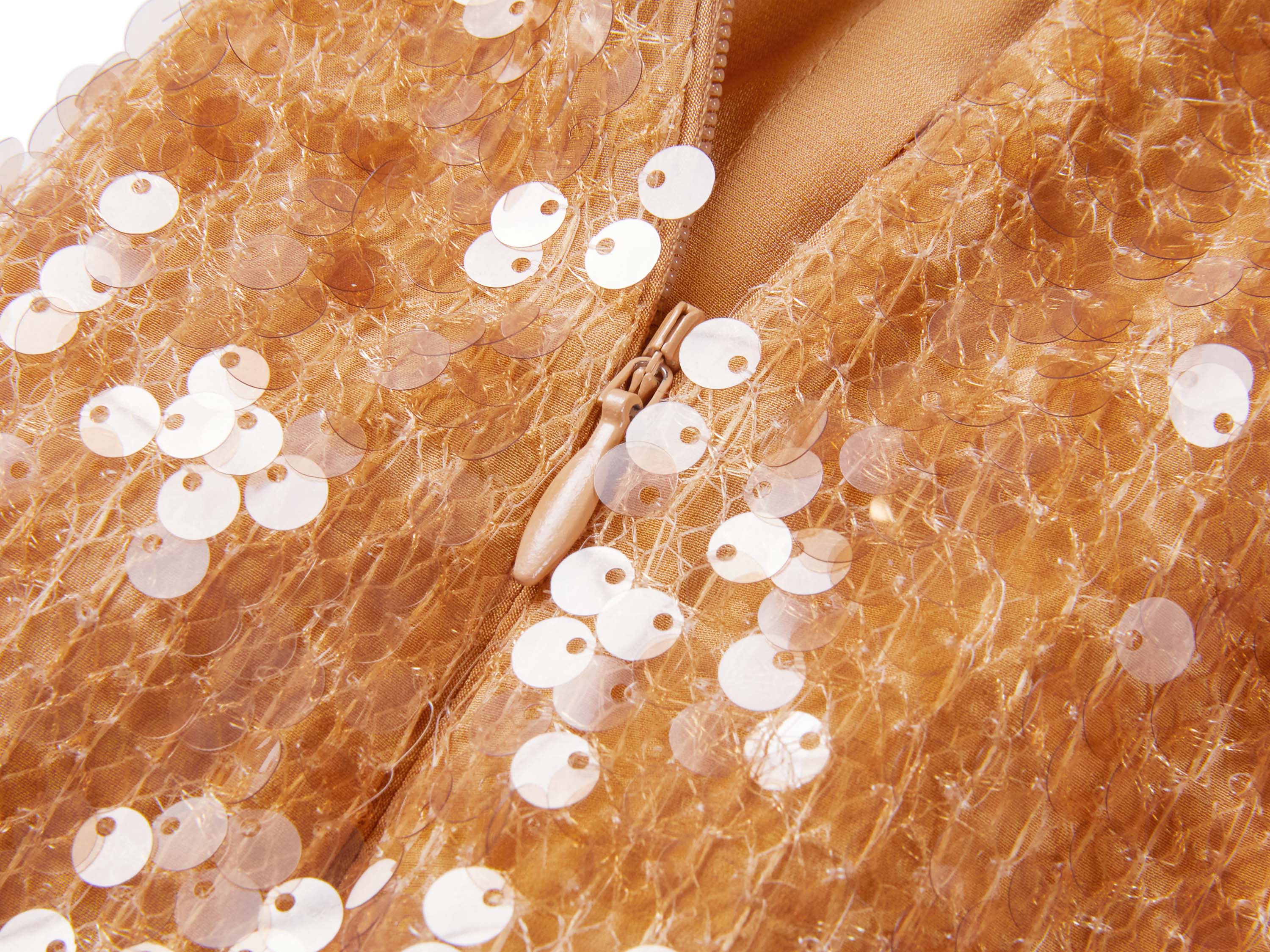 YAYING Gold Sequin Skirt