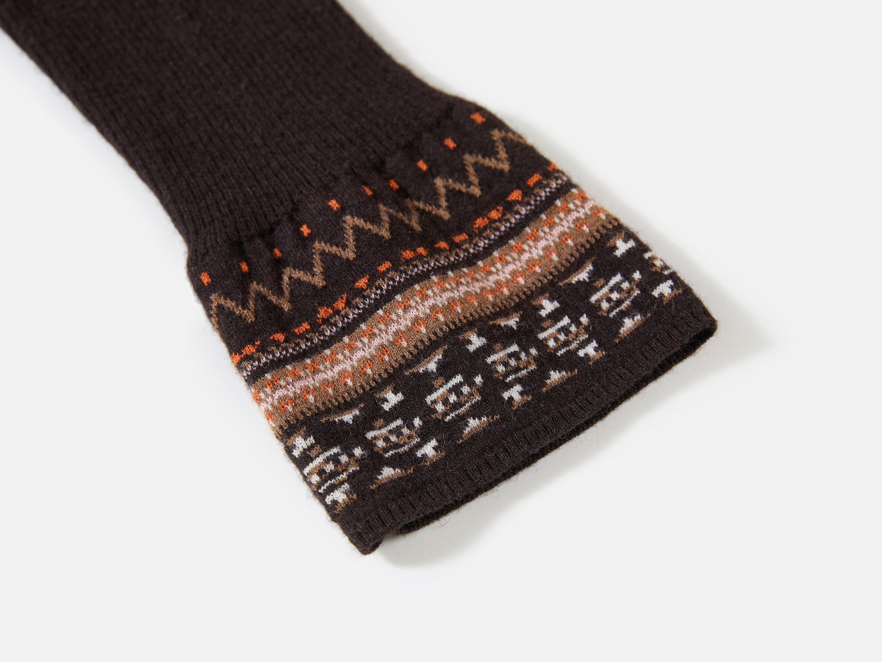 EP YAYING Vintage Ethnic Knit Hooded Cardigan