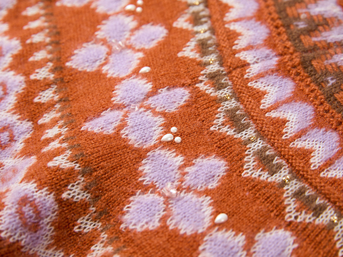 EP YAYING Wool-Cashmere Fair Isle Sweater