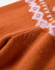 EP YAYING Wool-Cashmere Fair Isle Sweater