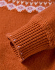 EP YAYING Wool-Cashmere Fair Isle Sweater