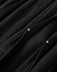 YAYING Embellished A-Line Pleated Midi Skirt