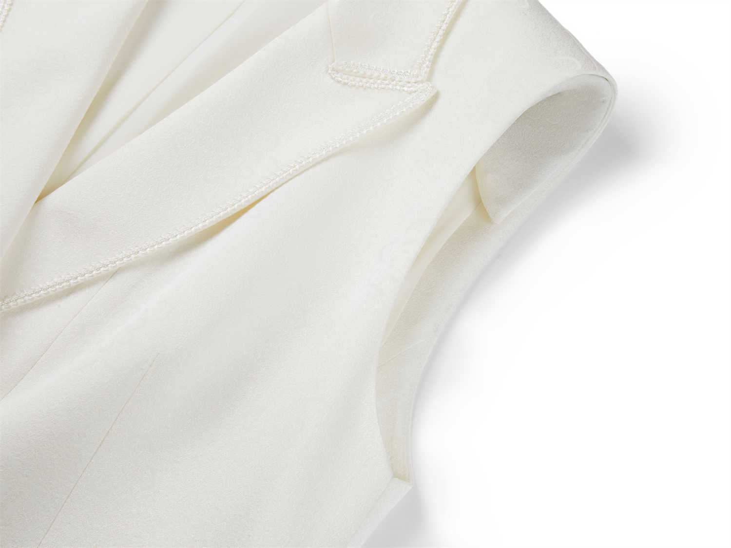 YAYING silk Vest Blazer